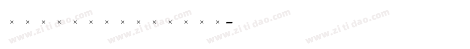 StirlingMedium字体转换