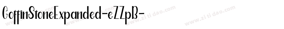 CoffinStoneExpanded-eZZpB字体转换