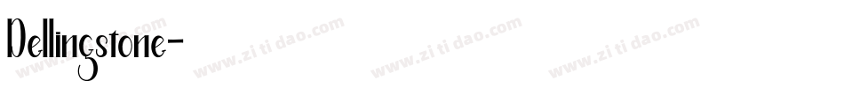 Dellingstone字体转换