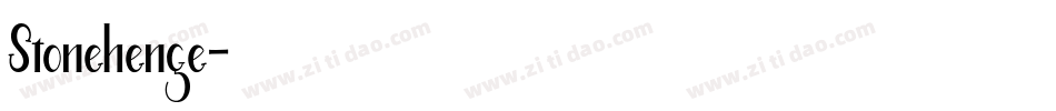 Stonehenge字体转换