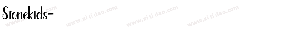 Stonekids字体转换