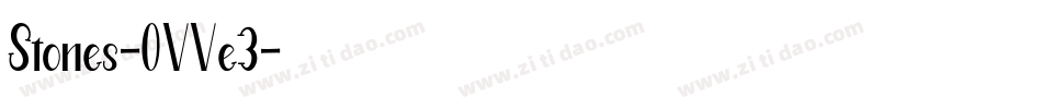 Stones-OVVe3字体转换