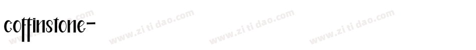 coffinstone字体转换