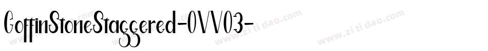 CoffinStoneStaggered-OVVO3字体转换