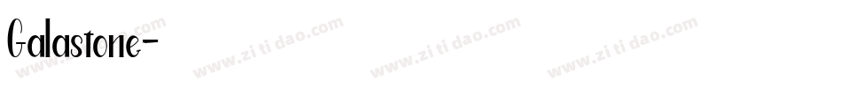 Galastone字体转换
