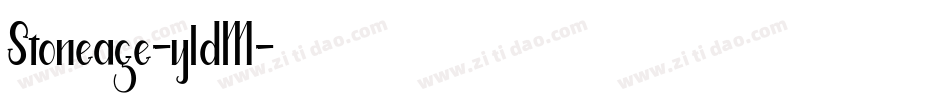 Stoneage-y1dM字体转换