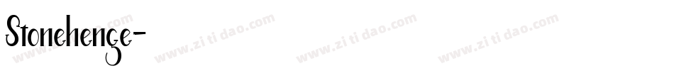 Stonehenge字体转换
