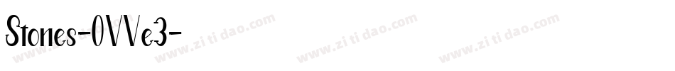 Stones-OVVe3字体转换