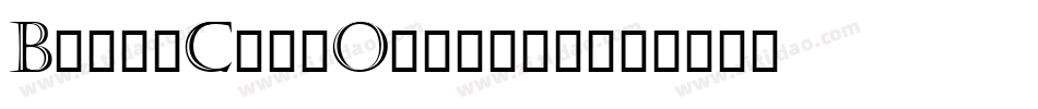 BrashCapsOutline字体转换