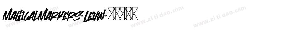 MagicalMarkers-LeVW字体转换