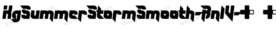 KgSummerStormSmooth-BnlV字体转换