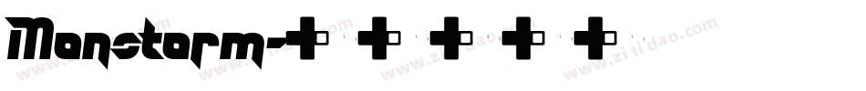 Monstorm字体转换