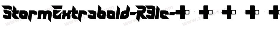 StormExtrabold-R9le字体转换
