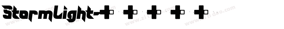 StormLight字体转换