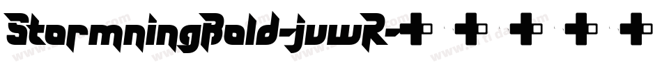 StormningBold-jvwR字体转换