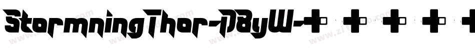 StormningThor-D8yW字体转换