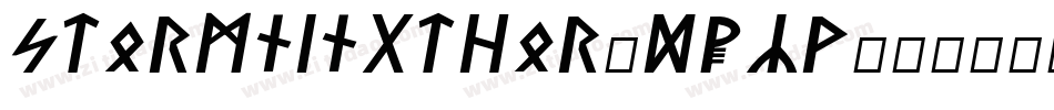 StormningThor-D8yW字体转换