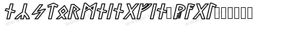 NyStormningFin-9AGL字体转换