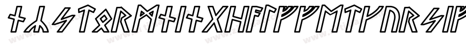 NyStormningHalvfetKursiv-BAdx字体转换