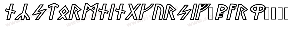 NyStormningKursiv-8Ar0字体转换