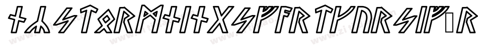 NyStormningSvartKursiv-rJ07字体转换