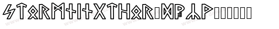 StormningThor-D8yW字体转换