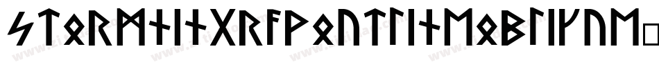 StormningRawOutlineOblique-1M3e字体转换