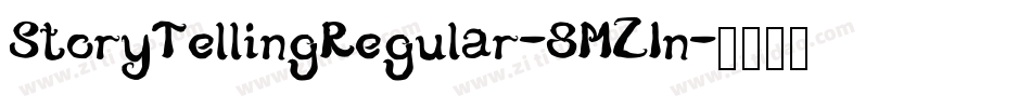 StoryTellingRegular-8MZ1n字体转换