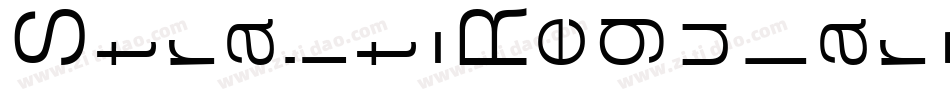 Strait-Regular字体转换