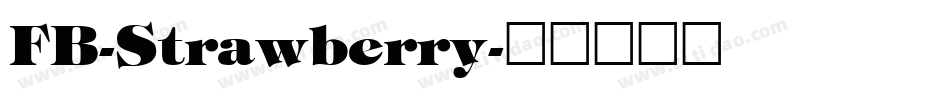 FB-Strawberry字体转换