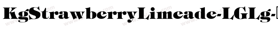 KgStrawberryLimeade-LGLg字体转换