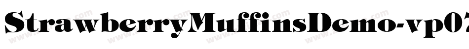 StrawberryMuffinsDemo-vp07字体转换