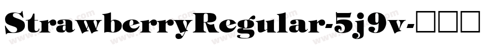 StrawberryRegular-5j9v字体转换