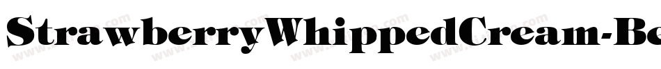 StrawberryWhippedCream-Be6l字体转换