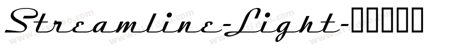Streamline-Light字体转换