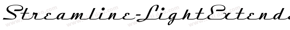 Streamline-LightExtended字体转换