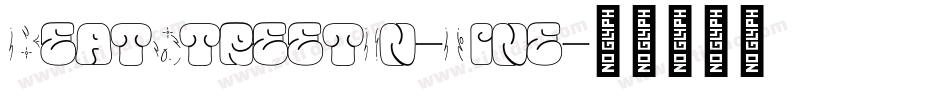 BeatStreetIn-Line字体转换