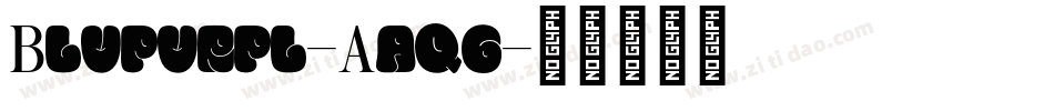 Blupurpl-Aaq6字体转换