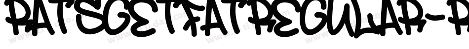 RatsGetFatRegular-RoW6字体转换