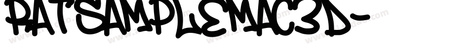 RatsampleMac3D字体转换