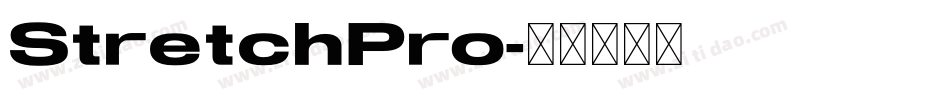 StretchPro字体转换