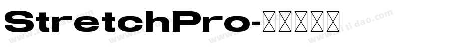 StretchPro字体转换