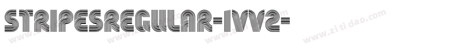 StripesRegular-1VV2字体转换