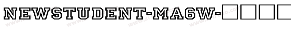 NewStudent-Ma6w字体转换