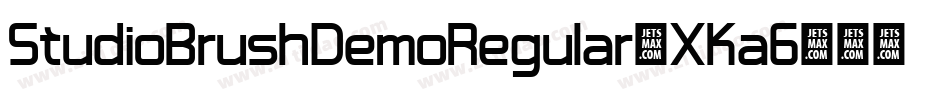 StudioBrushDemoRegular-XKaG字体转换