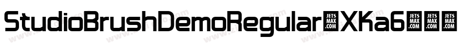 StudioBrushDemoRegular-XKaG字体转换