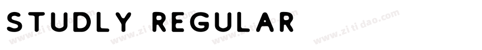Studly-Regular字体转换