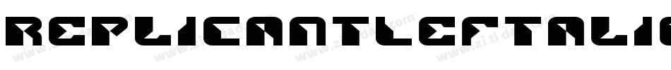 ReplicantLeftalic-PK77E字体转换 ReplicantLeftalic-PK77E字体转换