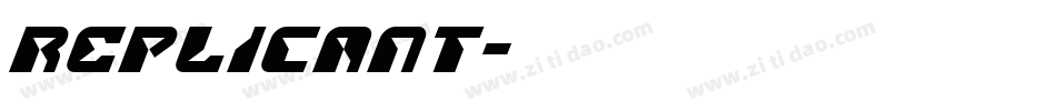 Replicant字体转换