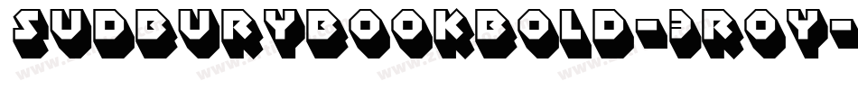 SudburyBookBold-3R0y字体转换